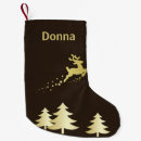 Search for deer christmas stockings Gold