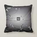 Search for japanese cherry blossom cushions Black