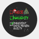 Search for naughty or nice stickers List