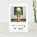 Search for funny tennis birthday cards Dog