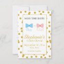 Search for gender reveal save the dates Bow