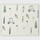 Search for golfing wrapping paper Watercolor