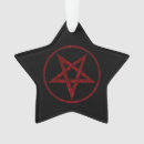 Search for satan christmas decor Pentagram