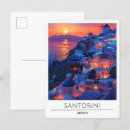 Search for white blue postcards Greek island