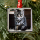 Search for long haired cat christmas tree decorations Fluffy