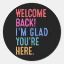 Search for welcome back stickers New school year