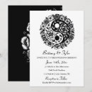 Search for yang 5x7 invitations Black and white