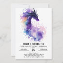 Search for fire birthday invitations Watercolor