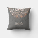 Search for grey copper cushions Elegant