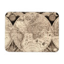 Search for world map magnets Antique
