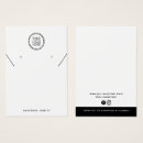 Search for necklace display cards Boutique