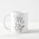 Search for say you love me mugs Black and white