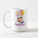 Search for animal party mugs Birthday