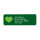 Search for irish return address labels Heart