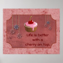 Search for cherry cupcake posters Cherry on top