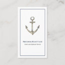 Search for nautical sailboat business cards Anchor