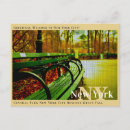 Search for park bench postcards New york city