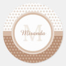 Search for brown polka dot stickers Girly