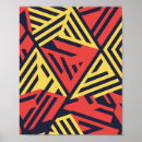 Search for bold geometric posters Abstract shapes