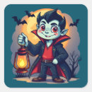 Search for vampires square stickers Cute vampire