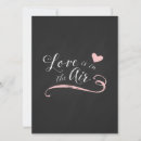 Search for love is in the air invitations Simple