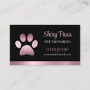 Search for dog paw print business cards Groomer