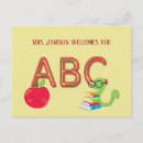 Search for teacher apple postcards Grade