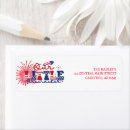 Search for patriotic return address labels Cute