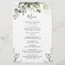 Search for monogram wedding menus Dinner