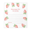 Search for strawberry notepads Watercolor