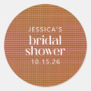 Search for tartan wedding stickers Rustic