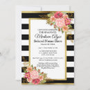 Search for pink black gold graduation invitations Trendy
