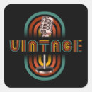 Search for microphone stickers Vintage