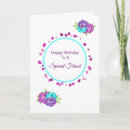 Search for special friend birthday cards Floral
