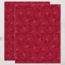 Search for leaves scrapbook paper Red