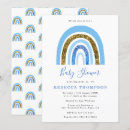 Search for blue glitter baby shower invitations Cute