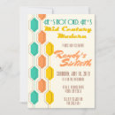 Search for mid century modern birthday invitations Retro