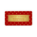 Search for grad return address labels Red