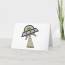Search for terrestrial cards Flying saucer