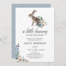 Search for little bunny invitations Gender neutral