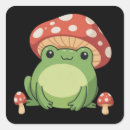 Search for mushroom kawaii stickers Frog