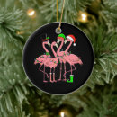 Search for flamingo christmas decor Santa
