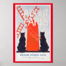 Search for paris cat posters Black