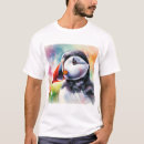 Search for puffins tshirts Nature
