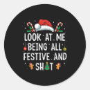 Search for look at me stickers Festive