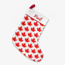 Search for canada christmas stockings Maple leaf