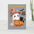 Search for unique halloween cards Black cat