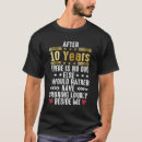 Search for 10th anniversary tshirts Wife