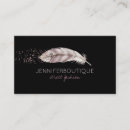Search for feathered birds business cards Boho