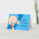 Search for porky pig cards Looney tune character